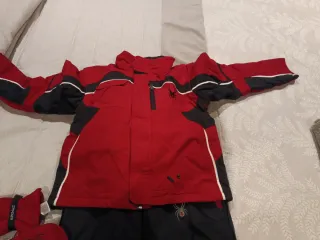 Conjunto Ropa Esquí Spyder Rojo/Negro