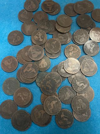 103 monedas 10 céntimos