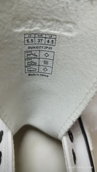 Zapatillas CHK10 Mujer Blancas