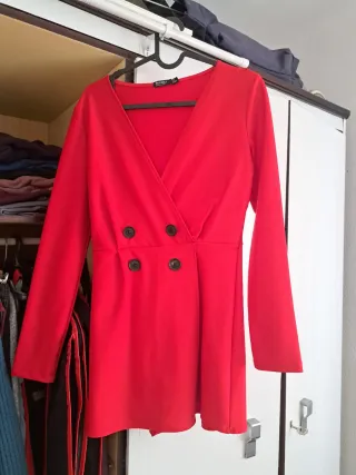 Mono rojo blazer