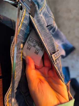 Pantalón vaquero recto azul