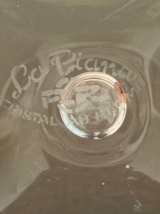 Secchiello ghiaccio cristallo e metallo