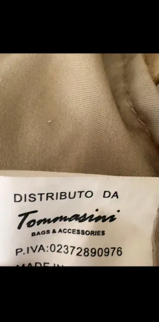 Borsa Tommasini ecopelle beige