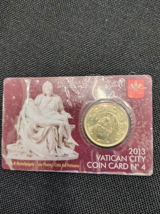 Moneda 50 céntimos Vaticano 2013