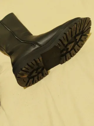 Botas altas polipiel Inside negras