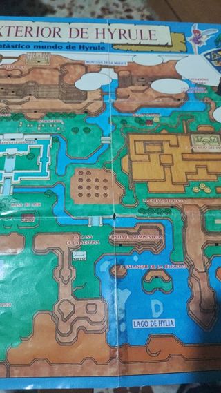 Pack Mapa + Manual Zelda A Link to the Past SNES