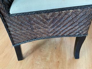 4 Sillas Rattan Haiti con Cojines Beige