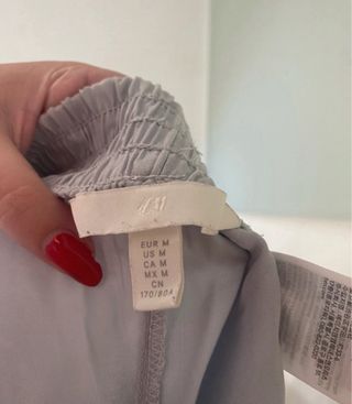 Pantaloncini corti effetto argentato