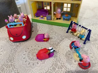 Casa Juguete Peppa Pig con Figuras