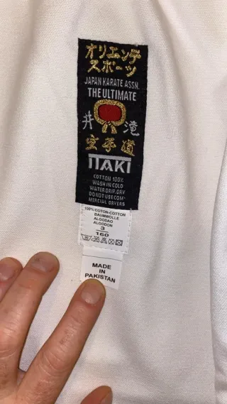 Pantaloni Karate Itaki Taglia 160