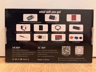 Raspberry Pi 4 B 8GB + SD 32GB + Starter Kit