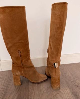 Botas altas tacón ancho mujer T.39-40