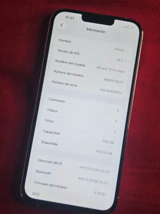 iPhone 13 Pro Max 256GB Bianco