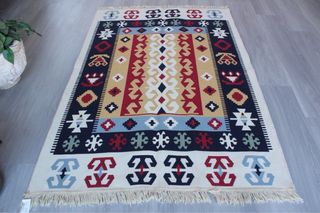 Tappeto Kilim in Cotone Etnico 160x250