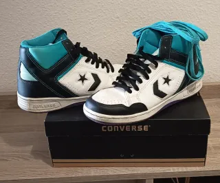 Converse Weapon, Zapatillas Blancas y Turquesa