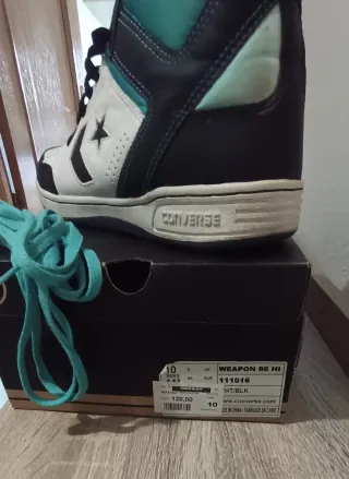 Converse Weapon, Zapatillas Blancas y Turquesa