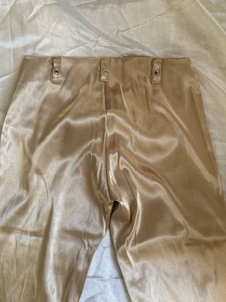 Pantalón campana vintage dorado a la cadera