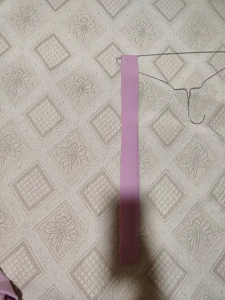 Vestido midi rosa palo