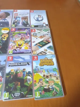 Cajas vacías juegos Nintendo Switch