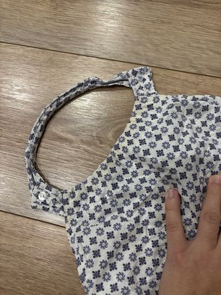 Pelele niña estampado floral