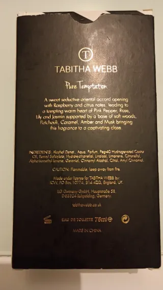 Tabitha Webb Pure Temptation Eau de Toilette 75ml