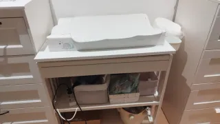 Cambiador bebé blanco