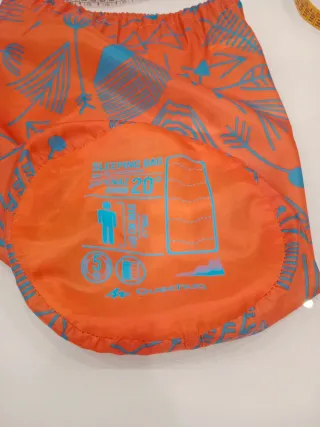 Saco de dormir infantil naranja