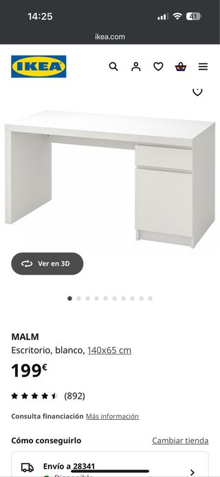 Escritorio prácticamente nuevo