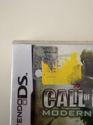 Call of Duty 4 Modern Warfare NintendoDs Sigillato