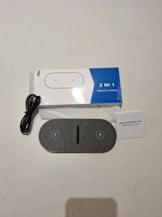 Caricabatterie Wireless Dual 2 in 1
