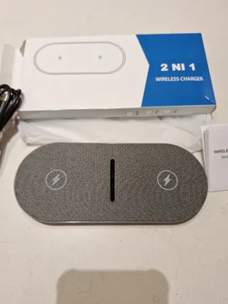 Caricabatterie Wireless Dual 2 in 1