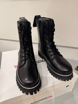 Stivaletti Patrizia Pepe Vera Pelle Neri 37