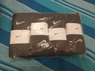 Docena Calcetines Nike Talla 38-42 Negros