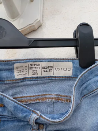 Pantalones vaqueros pitillo azules