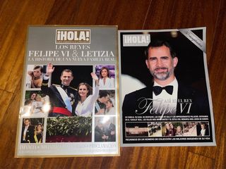 Revistas Hola! Especiales reyes Felipe y Letizia