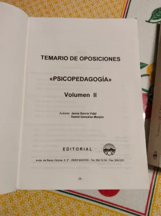 Temario oposiciones Orientación