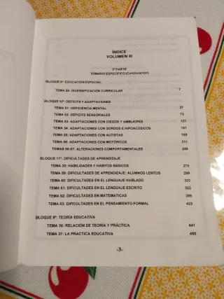 Temario oposiciones Orientación