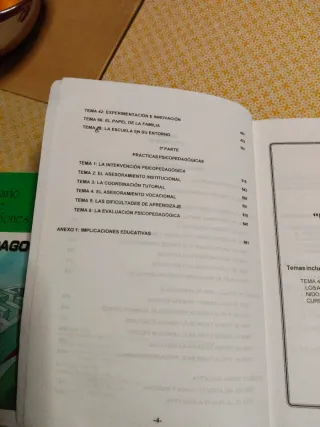 Temario oposiciones Orientación