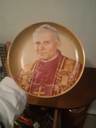 Plato decorativo Juan Pablo II