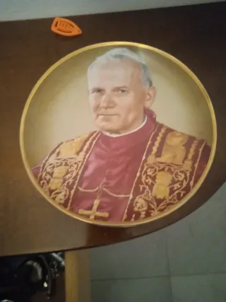 Plato decorativo Juan Pablo II