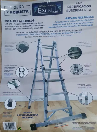 Escalera Profesional Multi EXCELL 4+4 _ 4,16metros