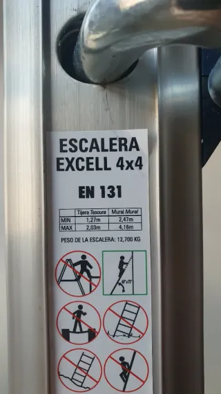 Escalera Pro Multi EXCELL 4+4 _ 4,16metros