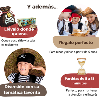 Gold Rush Island - Juego de mesa piratas - Lailus