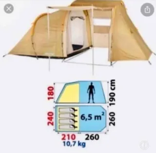 Tienda de campaña Decathlon T4.1