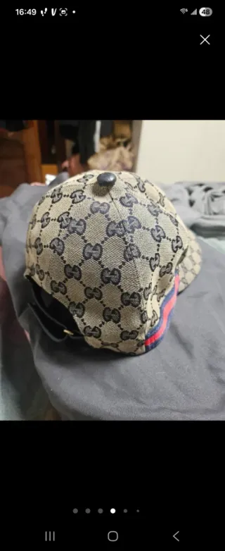 Gorra Gucci Beige GG