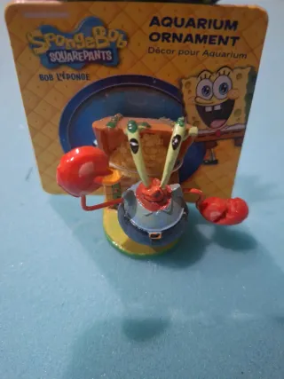 Decoración Acuario Bob Esponja. Licrncia  Nickelod