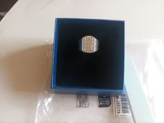 Anillo S925 plata ajustable hombre