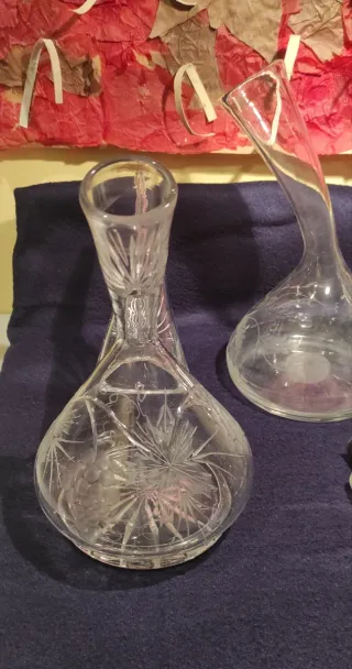 Porrón Antiguo Tallado