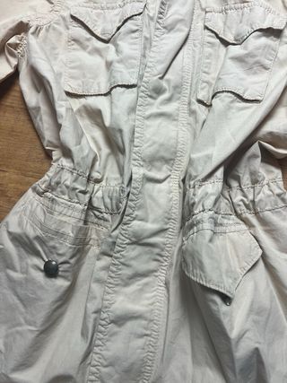 Chaqueta Gabardina Ralph Lauren Beige Vintage Y2K