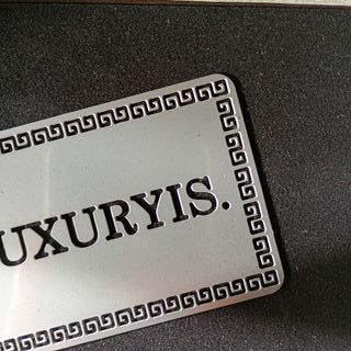 Collana Sabrage Card in Acciaio 904L – Luxuryis.